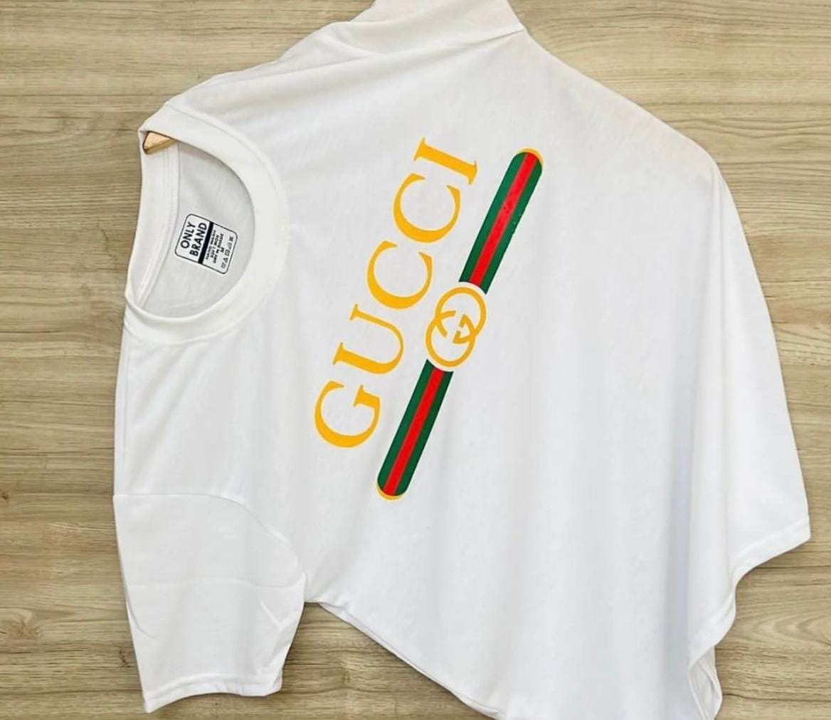 Gucci Classic Men's T-Shirt – Premium White Cotton Crewneck