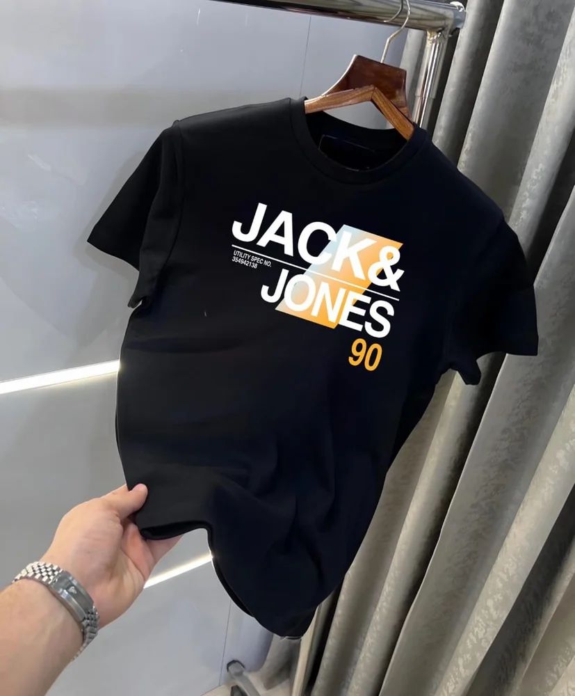 Jack & Jones Men's Printed Round-Neck T-Shirt