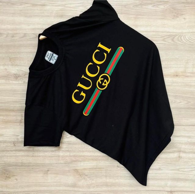 Gucci Classic Men's T-Shirt – Premium Black Cotton Crewneck