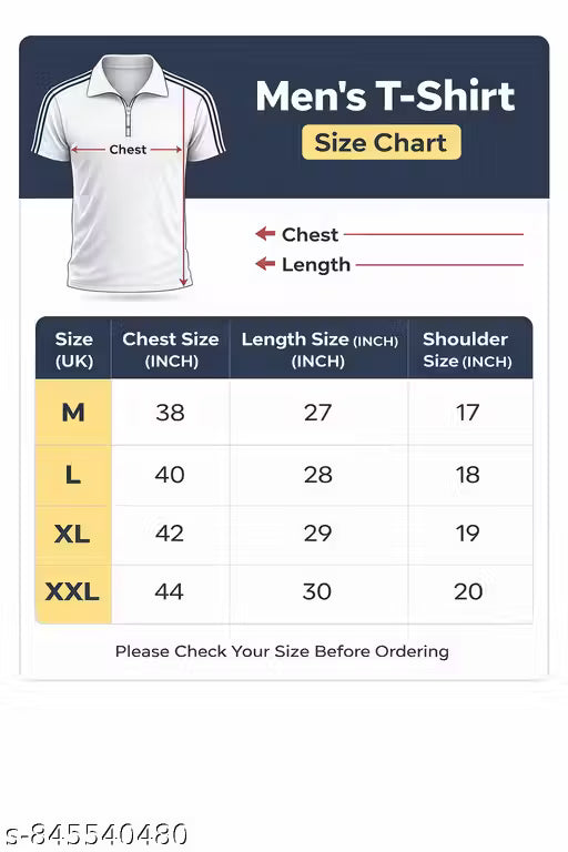 Premium Men’s Frill Polo Collar Half-Zip T-Shirt