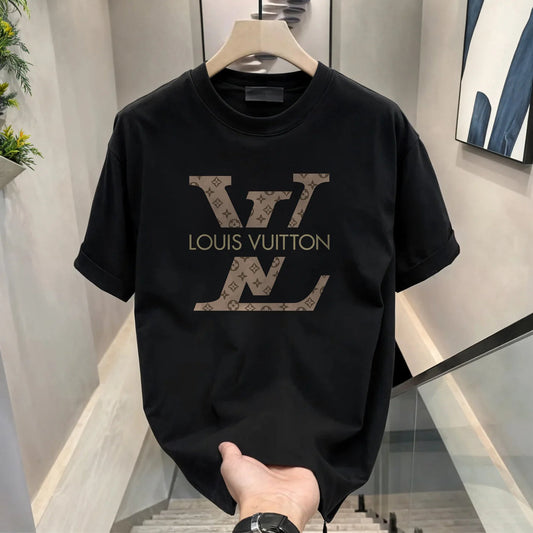 Premium Louis Vuitton Black T-shirt for Men