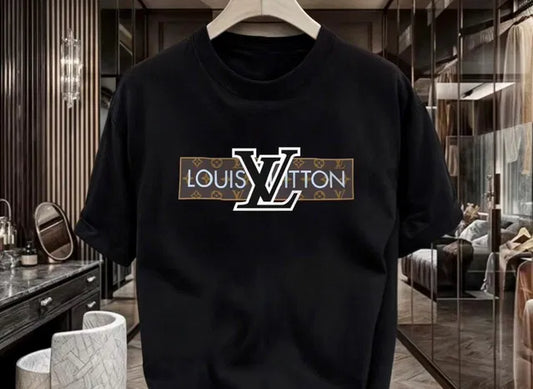 Premium Louis Vuitton Black T-shirt for Men
