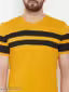 Men's Premium Chest Stripe Crew Neck T-Shirt (Pack of 2) – Navy Blue & Mustard Yellow